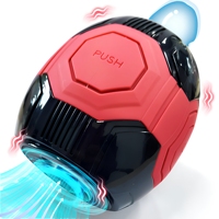 TMM IPX7 Étanche 2*10 Modes de Vibration Rechargeable Réaliste Masturbateur de Poche pour Hommes