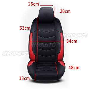 2 Fundas Universales para Asientos Delanteros de Coche, Antideslizantes, Protectoras, Impermeables, de Cuero PU, Resistentes al Sudor, Accesorios Interiores para Auto - Product Image 2