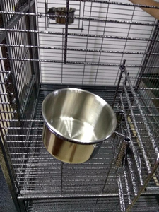 Presa di fabbrica grande gabbia per uccelli in metallo battuto nuovo Design Open Play Top per pappagallo e canarino allevamento gabbia per animali domestici - Product Image 4