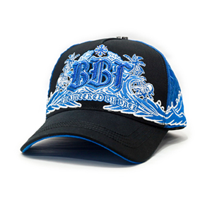 2026 <span class=keywords><strong>BBF</strong></span> BAEZ GORRA Schwarze 3D-Stickerei Logo Strass Individuelles Logo Krempe Baseballkappe Gorras Personalizadas Bordadas - Product Image 2