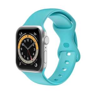 <span class=keywords><strong>Precio</strong></span> de fábrica Material de TPU Correa de reloj en blanco liso para <span class=keywords><strong>Apple</strong></span> <span class=keywords><strong>Watch</strong></span> Series <span class=keywords><strong>6</strong></span> SE Compatible con IWatch 42mm 44mm - Product Image 3
