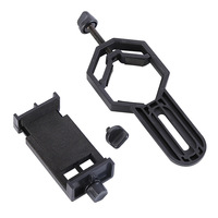 Soporte adaptador para teléfono móvil compatible con telescopio monocular binocular y accesorios para telescopio de microscopio