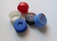 Capuchon fileté à col haut de 55 mm pour seau d'eau jetable, couvercle en PE de qualité alimentaire, plusieurs couleurs disponibles pour l'eau potable