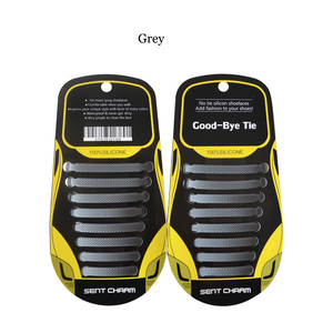 Lacci per <span class=keywords><strong>Scarpe</strong></span> Versatili per Adulti, Senza Necessità di Legare o Annodare, Design Piatto, Carta Nera con Colori - Product Image 3