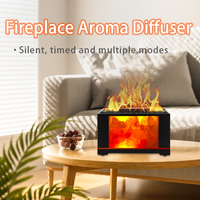 Diffuseur d'arômes portable à flamme simulée, prix d'usine, veilleuse colorée avec capteur pour voiture et maison, cadeau créatif en plastique