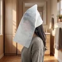Couvre-visage à prix abordable, personnalisable avec logo, en coton non tissé, pour voyage, avec capuche
