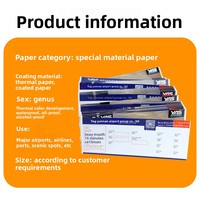 Impression personnalisée de cartes d'embarquement en carton, étiquettes thermiques pliables à bande magnétique pour bagages d'avion et compagnies aériennes