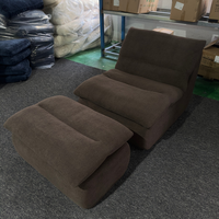 JJY-018 Pouf moderne capitonné individuel, canapé-lit compressé et fauteuil de sol relax pour salle de jeux, meubles de salon