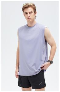 เสื้อกีฬาออกกำลังกายผู้ชาย ทรงปกติ ผ้าโพลีเอสเตอร์ 100% แห้งเร็ว ต้านเชื้อแบคทีเรีย ออกแบบโลโก้ได้ตามต้องการ - Product Image 2