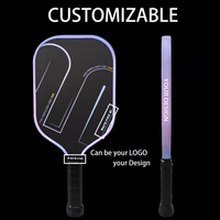 Fabricant de raquettes de pickleball, logo personnalisé, fibre de carbone T700, noyau de 16 mm, graphismes personnalisés, OEM, ODM, approvisionnement en gros