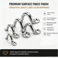 Vente en gros directe usine : Clips de serrage à cordon en acier inoxydable de qualité industrielle et DIY, petits, personnalisables, accessoires de quincaillerie OEM