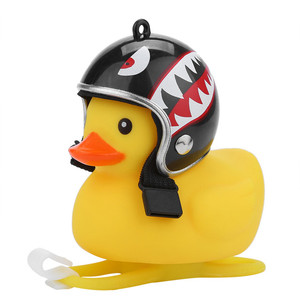 Vente en gros Petite cloche de vélo en forme de <span class=keywords><strong>canard</strong></span> en caoutchouc Conception mignonne pour les vélos d'enfants - Product Image 2