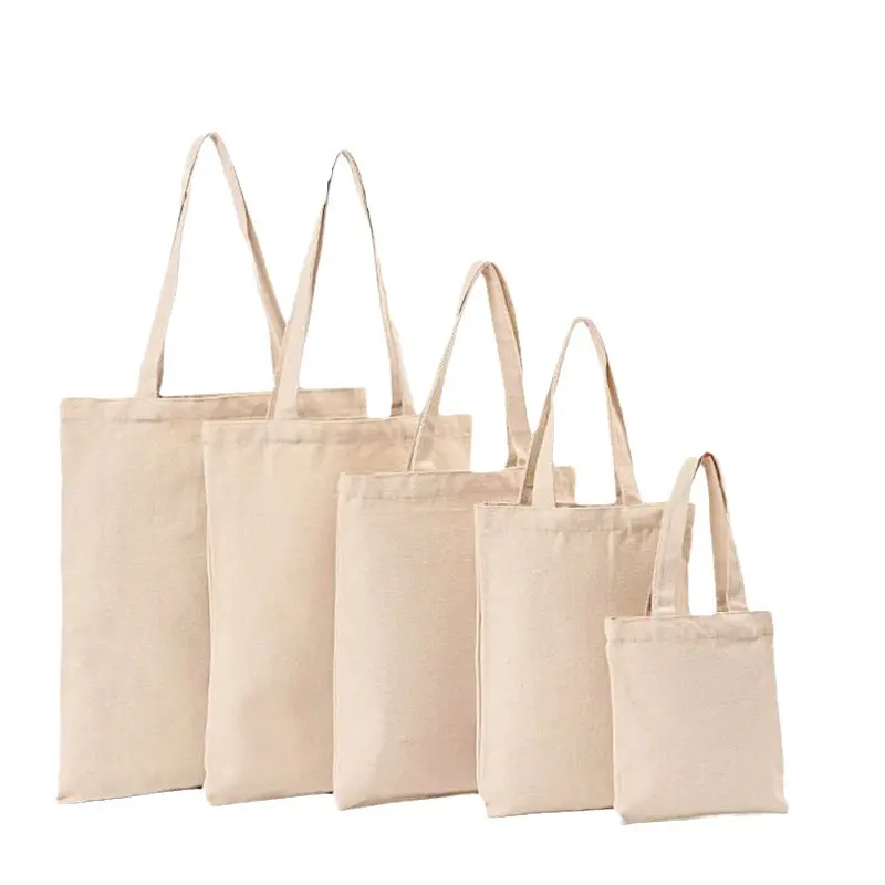 Factory wholesale high quality recycled reusable eco friendly canvas cotton custom printed tote bag