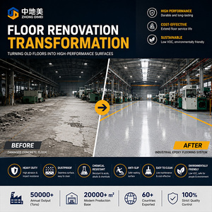 High Quality Water-Based Epoxy Floor <b>Paint</b> Wear-Resistant Waterproof Pressure-Resistant Concrete Coating for Industrial Floors - Product Image 5