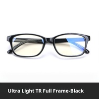 Lunettes aveugles de couleur rouge et verte La myopie transparente incolore masculine générale peut être équipée d'une correction de degré