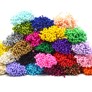 Hecho a mano 290 Uds 3mm perla puntiaguda flor <span class=keywords><strong>estambre</strong></span> horquilla flor Artificial accesorio para fiesta de Navidad nueva llegada - Product Image 3