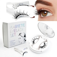 Cils en grappe segmentés doux faits à la main, en poils synthétiques, personnalisables, sur plateau, pour extension de cils individuelle DIY