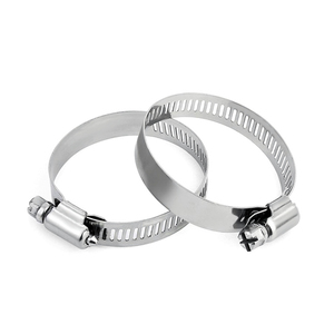 Edelstahl-Schlauchklemmen, Rohrschellen, 201 und 304 Edelstahl-Schrauben, Kreuzschlitzschraubendreher, Rohrklemmen. - Product Image 1