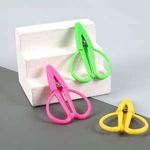 Portable Mini Safety Scissors with Silicone Cover <b>Cap</b> Student Paper Cutting Hand Protection Household Craft Scissors - Product Image 4