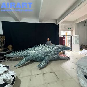 Événements de <span class=keywords><strong>taille</strong></span> sur mesure décorant un requin crocodile gonflable, ballon gonflable <span class=keywords><strong>mosasaure</strong></span> - Product Image 4