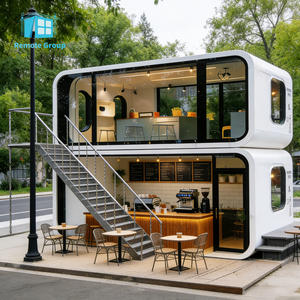 Casa Contenedor Moderna Prefabricada de Dos Pisos, Tipo Cabaña Apple, para Uso en Hoteles, Villas y Exteriores - Product Image 4