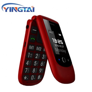YINGTAI GSM Quad Band Dual SIM Telefone 2.4 "alta qualità grande pulsante Flip anziani telefono <span class=keywords><strong>cellulare</strong></span> sbloccato FM SOS telefono Senior - Product Image 2