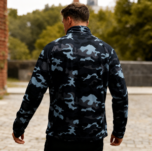 Chaqueta de Forro Polar para Hombre, Invierno, Camuflaje, Cierre Completo, Cálida, para Senderismo, Camping, Trabajo, Proveedor Mayorista, OEM, Venta al Por Mayor - Product Image 3