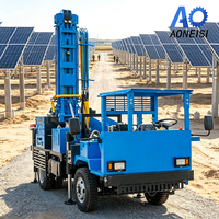 Foreuse multifonction montée sur camion HOWO 4x2, profondeur 260m, moteur diesel avec marteau DTH pour l'approvisionnement en eau des usines industrielles