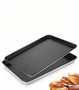 Bandeja Rectangular para Hornear de Aluminio Comercial Antiadherente Resistente a Altas Temperaturas de 60×40cm - Product Image 2