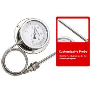 Tùy chỉnh thép không gỉ kỹ thuật số đo nhiệt độ hiển thị 3m mao mạch Loại áp lực công nghiệp Cung cấp nhà máy - Product Image 4