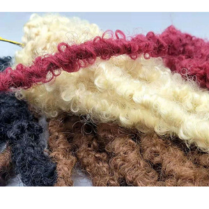 Phong cách mới ngắn Bob bướm locs đau khổ tự nhiên pre-looped Crochet bím tóc đơn sợi ngang tùy chỉnh phần mở rộng tóc - Product Image 3