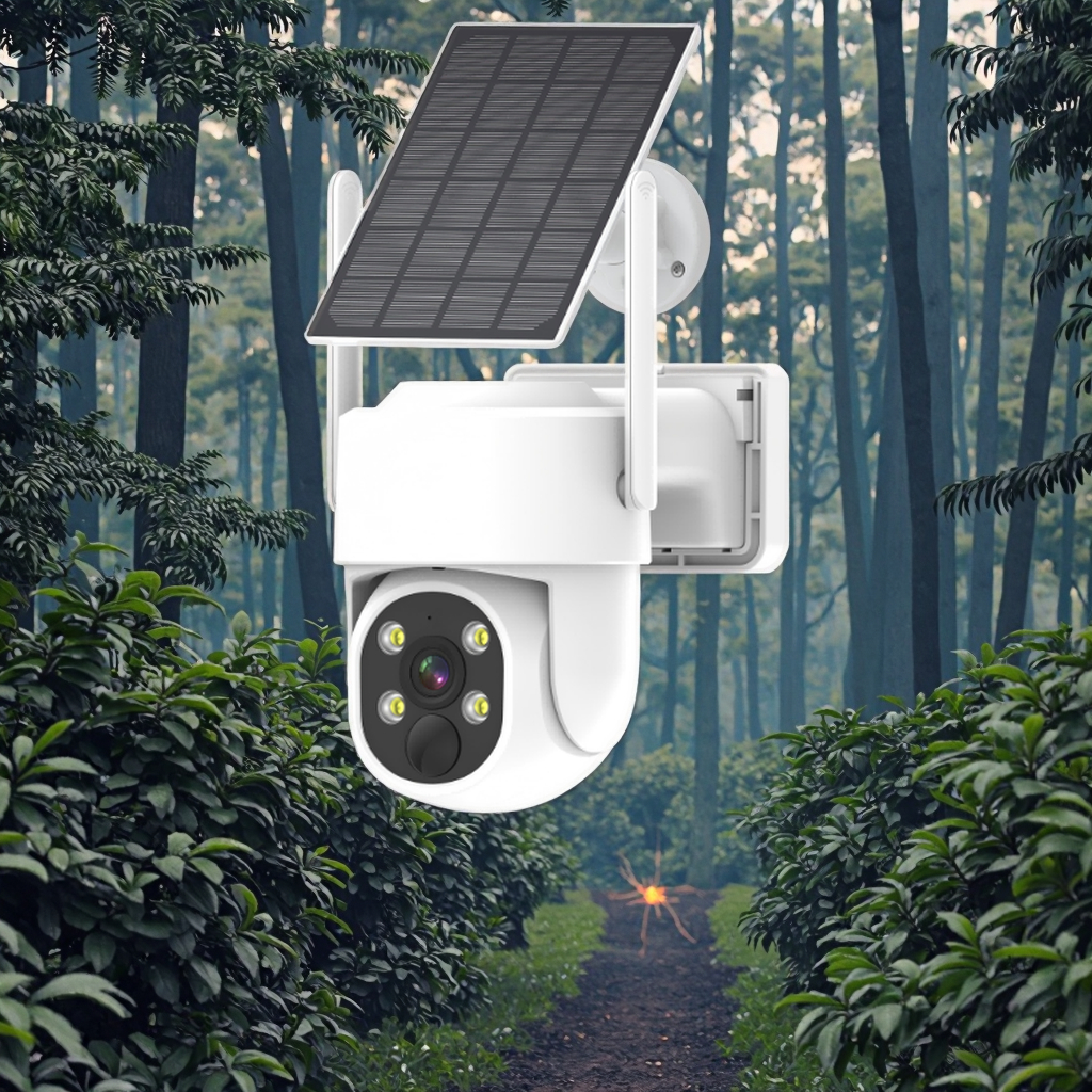 2025, горячая Распродажа, Wi-Fi, 4 МП, HD, Солнечная камера видеонаблюдения IP65, водонепроницаемая и защищенная от атмосферных погодных устройств, наружная Ip-камера