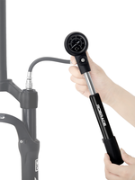 Pompe d'amortisseur de vélo RIDERACE 300PSI avec jauge gonfleur de pneu Schrader Presta HP/HV fourche de vélo et amortisseur de Suspension arrière