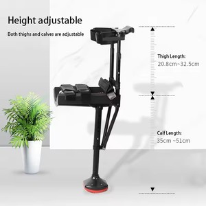 Deambulatore Telescopico Chuangen Antiscivolo e Resistente in Tubo di Ferro per Lesioni alla Caviglia e Supporto per Fratture al Polpaccio - Product Image 6