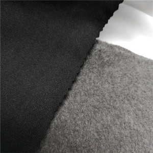 180gsm <span class=keywords><strong>dty</strong></span> <span class=keywords><strong>Polyester</strong></span> chải vải một bên lông cừu siêu mềm <span class=keywords><strong>Polyester</strong></span> Spandex vải - Product Image 4