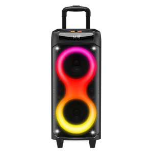 ลำโพงคาราโอเกะแบบพกพาพร้อมไฟ RGB กำลังขับสูง 1000 วัตต์ เชื่อมต่อบลูทูธ พร้อมไมโครโฟนไร้สาย 2 ตัว - Product Image 2