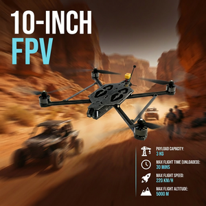 โดรนแข่ง FPV ขนาด 7 นิ้ว พร้อมกล้อง 32 บิต 55A1500TVL มอเตอร์ไร้แปรงถ่านแบบสี่แกน รีโมทคอนโทรล เครื่องบินบังคับวิทยุ เบต้าโดรน FPV - Product Image 1