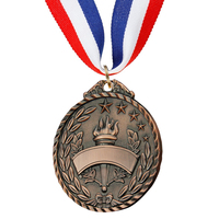 Médaille religieuse miraculeuse en or sur mesure en gros, médaille en métal 3D en fer, croix catholique, saint saint Benoît avec chaîne