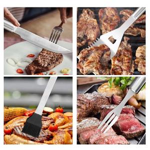 Juego de 6 Utensilios Portátiles de Acero Inoxidable para Barbacoa, Accesorios para Asar al Aire Libre, Utensilios para Parrilla - Product Image 6