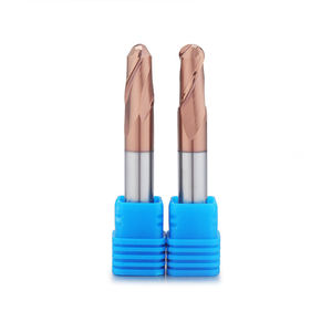 DOHRE Fraise à queue sphérique en carbure à 2 dents 60HRC de haute qualité, outils de coupe <span class=keywords><strong>premium</strong></span> pour fraisage de précision - Product Image 1