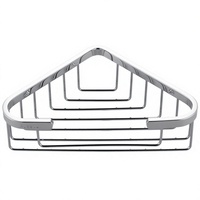 Panier de Douche d'Angle Triangulaire Moderne Écologique en Acier Inoxydable à Fixation Murale pour Salle de Bain d'Hôtel