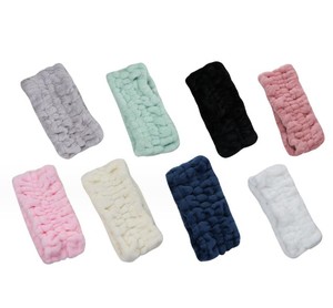 Mode large bandeaux lavage visage maquillage bandes de cheveux accessoires en gros femmes mignon Spa <span class=keywords><strong>bandeau</strong></span> - Product Image 4