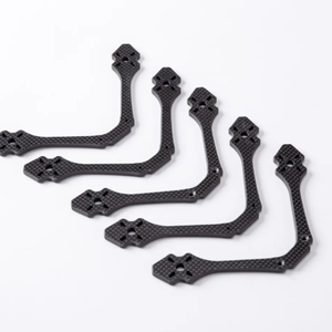 Carbonio 3K parti personalizzate in fibra di carbonio FPV <span class=keywords><strong>telaio</strong></span> per Drone forgiato con lavorazione CNC per veicoli aerei senza equipaggio e perforazione - Product Image 5