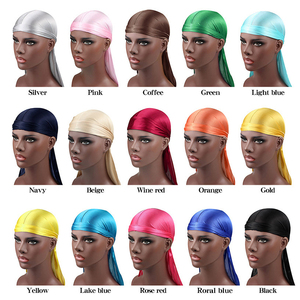 OEM Logo Personnalisé <span class=keywords><strong>Motif</strong></span> <span class=keywords><strong>Durag</strong></span> pour Hommes Vente en Gros Usine Faire Couvre-chef de Haute Qualité - Product Image 2