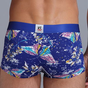 <span class=keywords><strong>El</strong></span> más nuevo 2020 productos variedad de estilos azul impreso cómodo ropa interior de <span class=keywords><strong>boxer</strong></span> para hombres - Product Image 2
