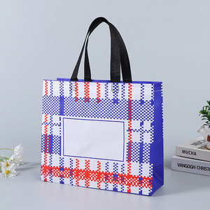 Justop ถุงผ้าปิดไหล่แบบลามิเนตสีดำใช้ซ้ำได้เป็นมิตรต่อสิ่งแวดล้อม - Product Image 6