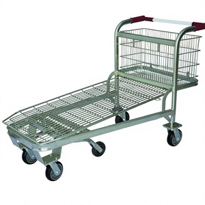 Troli Belanja Lipat <span class=keywords><strong>SXE</strong></span>-5 Jonasson Heavy Duty Mesh Berkualitas Tinggi Kapasitas Besar Untuk Penggunaan Dalam & Luar Ruangan Dengan Roda Busa Eva 6'' - Product Image 3