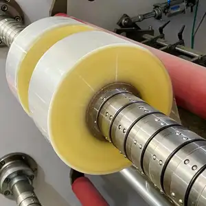 Máquina de rebobinado de corte rápido para papel, papel térmico, película, cinta, rebobinadora automática BOPP