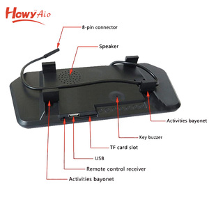 Màn Hình Xe 7 Inch Màn Hình Rộng Xe MP5 Gương Chiếu Hậu Với Nút Cảm Ứng BT Tùy Chọn - Product Image 5