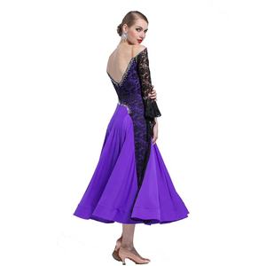 Vestido de Práctica de Baile M-1742, Vestido de Malla Bordado <span class=keywords><strong>para</strong></span> Adultos, Estándar Nacional, <span class=keywords><strong>para</strong></span> Baile de Salón, Vals, <span class=keywords><strong>Tango</strong></span>, Ropa de Entrenamiento - Product Image 5